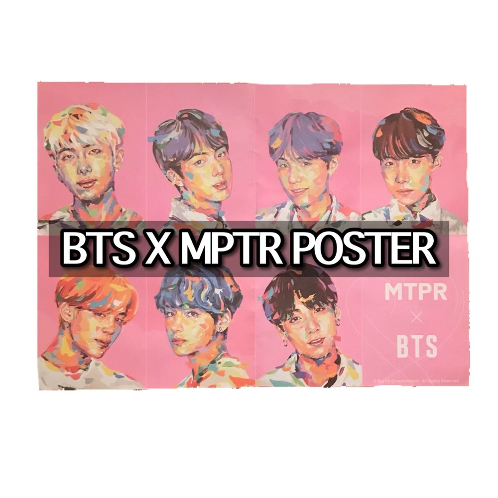 BTS x mptr poster